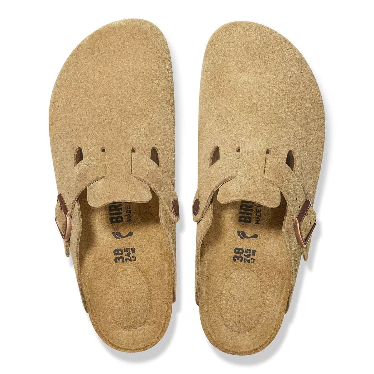 Birkenstock Boston Soft Footbed -- Latte Cream ā alternate view